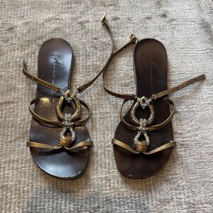 Giuseppe Zanotti Elegant Brown Sandals